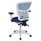Flash Furniture Office Chair, Mesh, Blue Mesh/White Frame HL-0001-WH-BLUE-GG - alternate 3